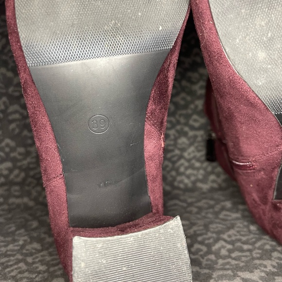 SEASIDE Plum Booties Portugal Size 39 - Picture 5 of 8